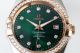 Perfect Replica Swiss Grade Omega Constellation Rose Gold Diamond Bezel Green Dial Watch (4)_th.JPG